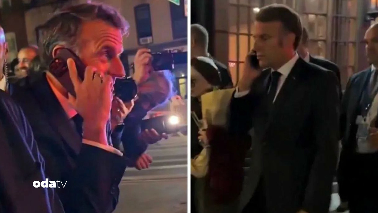 trumpin konvoyu macronun onunu kesti arayip yolu ac dedi ufAgASRW